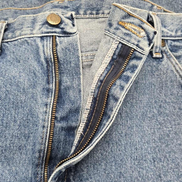 Wrangler Mens Regular Fit Medium Wash Denim Jeans Big Tall Size 44x34 - Picture 5 of 7